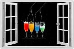 Poszterek 60x40 Színes italok