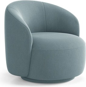 Világoskék forgó fotel Letizia – Micadoni