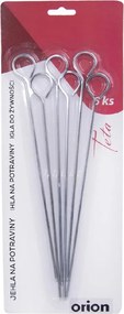 Rozsdamentes acél grillnyárs szett 6 db-os – Orion