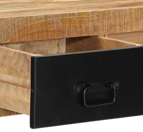 tömör nyersfa mangófa tálalóasztal 100 x 35 x 75 cm