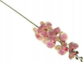 Orchidea ág 99 cm krém rózsaszín