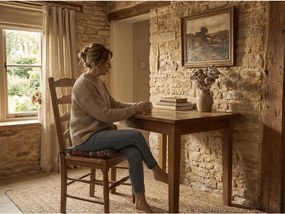 Székre való ülőpárna MAZAKO 38x38 cm, rózsaszín