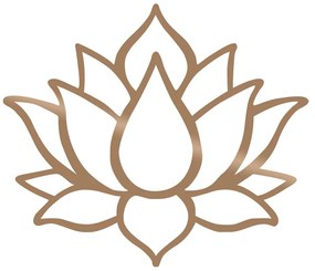Lotus aranyszínű fali dekoráció - Wallity