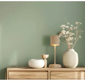 Globo 58487S - LED érintéses, fényerőszabályozható tölthető asztali lámpa DIXON 1,5W/5V 2200 mAh bézs