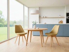 Bézs BALI MARK szék bükk lábakkal