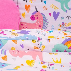 4Home Unicorns gyermek pamut ágynemő, 160 x 200cm, 70 x 80 cm, 160 x 200 cm, 70 x 80 cm