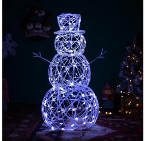 Brilagi - LED kültéri karácsonyi dekoráció 3,6W/31/230V 6500K 120 cm IP44 hóember