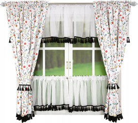 Függöny szett Svédország 690x160 Fátyol Függöny