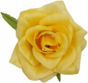 Scarlet rózsa, sárga 24 db-os művirág szett