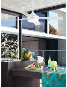 Lucci air 212898 - LED Dimmelhető ventilátor MOONAH 1xGX53/21W/230V fehér + távirányító