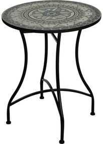 Bistro kültéri asztal dekor Mosaic sötét, 60 x magasság 71 cm