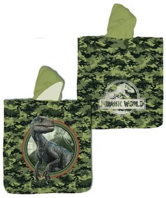 Jurassic World strand törölköző poncsó 60x120 cm