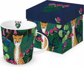 Nagy Porcelán Bögre Ppd Gepárd a trópusi erdőben Dobozban