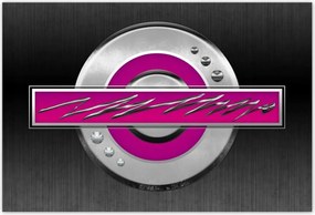 Poszterek 200x135 Lila mintás Absztrakt