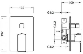 AREZZO design SPRINGFIELD falsík alatti kád csaptelep AR-5069