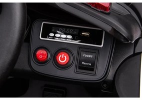 Elektromos Dodge Challenger rendőrautó 50W/4500 mAh fekete-fehér