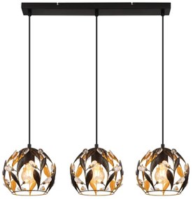 Globo 15759-3H - MIKA függőlámpa kábellel 3xE27/40W/230V