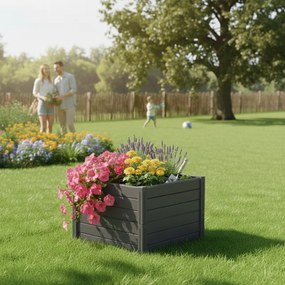 BASE PLANT magaságyás, 61x61x46cm, antracit Prosperplast