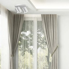 LED RGBW dimmelhető fürdőszobai spotlámpa TURYN 4xGU10/6,5W/230V IP44 fehér