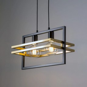 Sigma lighting modern függeszték merci fekete arany sig32389