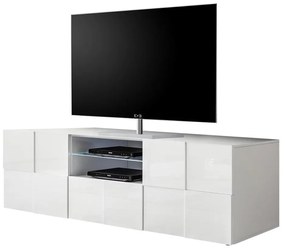 SERIAN fehér TV-asztal