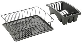 Aquatexplus Lava antracitszürke rozsdamentes edénycsepegtető - Metaltex