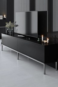 TV szekrény Lord - Black, Silver