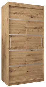 Ruhásszekrény 100 cm Verika 1 100 (artisan tölgy). 1063672