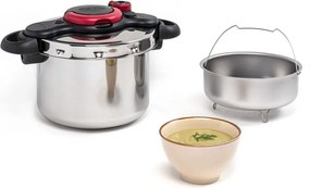 Kukta típusú rozsdamentes acél edény 6 l Clipso Minut Easy P4620768 – Tefal