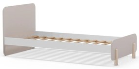 Krémszínű borovi fenyő gyerekágy 90x190 cm Nora – Marckeric