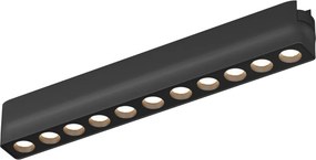 DK/EU-5305-BK Slim magnetic track light AIR GRILL, 12W, 3000K, black color — DK/EU-5305-BK