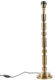 Art Deco asztali lámpa bronz árnyékoló nélkül - Torre