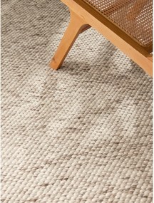 Bézs-natúr színű kézi szövésű gyapjú szőnyeg 160x230 cm Lyon Beans – Elle Decoration