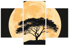 Kép – Fa arany teliholdban II. (90x60 cm)
