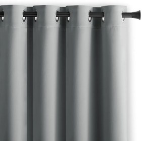 Szürke sötétítő függöny 140x175 cm Eyelets – Restilo