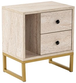 Glimmer Travertine éjjeliszekrény