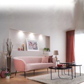 Artemida dohányzóasztal szett Fekete - Szürke 80 cm