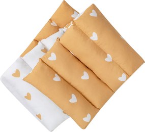 Bubaba 6 részes ágynemű szett- Yellow hearts