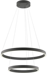 Redo 01-2891 - LED Dimmelhető csillár zsinóron FEBE LED/62W/230V fekete