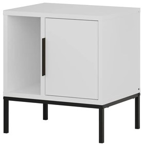 Fehér éjjeliszekrény Lani – Marckeric