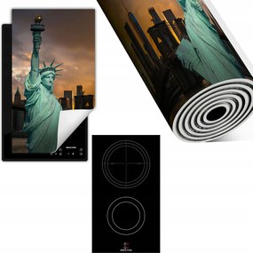 Indukciós Védőszőnyeg Konyhapult 30x52 Város New York