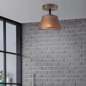 Brilagi - LED mennyezeti lámpa ANTHONY 1xE14/60W/230V dióbarna