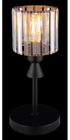 Globo 15742T - Asztali lámpa JORDANA 1xE27/60W/230V átm. 15 cm fekete