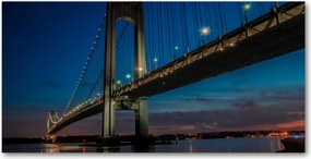 Fotó üvegkép Brooklyn híd 140x70