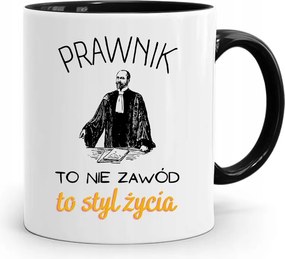 Fekete Bögre Ügyvédnek Mr. Mecenas fényképes nyomattal