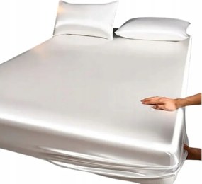 Csúszós Fényes Szatén Gumis Lepedő 90x200 Sima Szatén