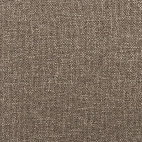 tópszínű szövet fejtámla szárnyakkal 203x16x78/88 cm