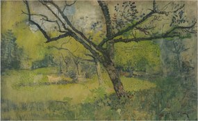 Stílusos Dekoratív Fotótapéta Flizelin Zöld tájkép 416x254 Ragasztó