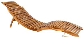 Arrieta napozóágy, teak fa, natúr