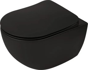 Peonia PN WC + tető, fekete